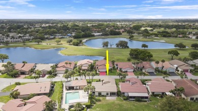 Welcome home to 5695 Lakeview Mews Drive in the heart of Boynton on Indian Spring Golf and Country Club in Florida - for sale on GolfHomes.com, golf home, golf lot