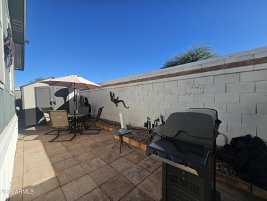 This 1BD 1.5BA home boasts an open floor plan, stunning sunset on Viewpoint Golf Resort in Arizona - for sale on GolfHomes.com, golf home, golf lot