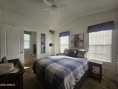 This 1BD 1.5BA home boasts an open floor plan, stunning sunset on Viewpoint Golf Resort in Arizona - for sale on GolfHomes.com, golf home, golf lot