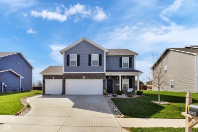 This spacious Bristol plan smart home, built in 2019, blends on Smock Golf Course in Indiana - for sale on GolfHomes.com, golf home, golf lot
