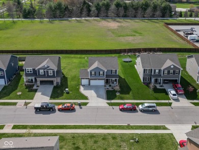 This spacious Bristol plan smart home, built in 2019, blends on Smock Golf Course in Indiana - for sale on GolfHomes.com, golf home, golf lot
