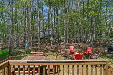 Step into this bright and beautifully styled 3-bedroom, 2-bath on Pocono Farms Country Club in Pennsylvania - for sale on GolfHomes.com, golf home, golf lot
