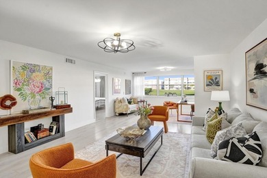 Stunning fully remodeled 1,370 SF first-floor residence blending on Sunrise Lakes Phase IV Golf Course in Florida - for sale on GolfHomes.com, golf home, golf lot