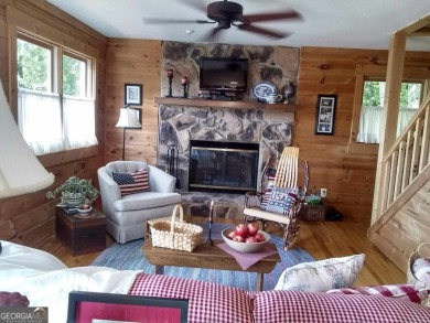 The most adorable, all wood, cabin with a magnificent view in on Sky Valley Resort and Country Club in Georgia - for sale on GolfHomes.com, golf home, golf lot