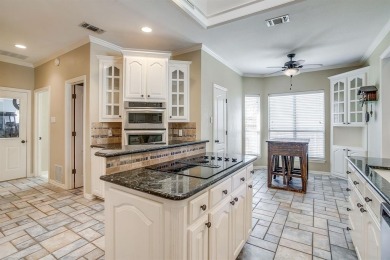 Custom Home in Pecan Plantation. Spacious Living room with wall on Pecan Plantation Country Club in Texas - for sale on GolfHomes.com, golf home, golf lot