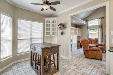 Custom Home in Pecan Plantation. Spacious Living room with wall on Pecan Plantation Country Club in Texas - for sale on GolfHomes.com, golf home, golf lot
