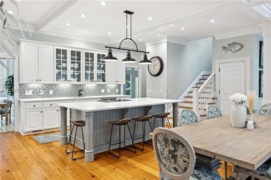 Discover coastal living at its finest in this stunning 3,883 sq on Haig Point Golf Club in South Carolina - for sale on GolfHomes.com, golf home, golf lot