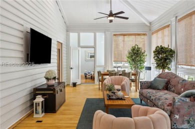 Discover coastal living at its finest in this stunning 3,883 sq on Haig Point Golf Club in South Carolina - for sale on GolfHomes.com, golf home, golf lot