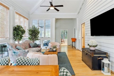 Discover coastal living at its finest in this stunning 3,883 sq on Haig Point Golf Club in South Carolina - for sale on GolfHomes.com, golf home, golf lot