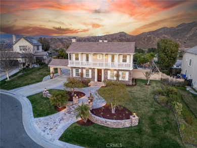 The beauty of Sand Canyon is on full display from this oversized on Robinson Ranch - Mountain Course in California - for sale on GolfHomes.com, golf home, golf lot