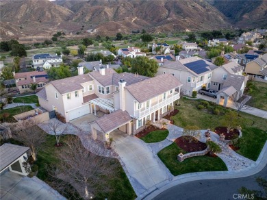 The beauty of Sand Canyon is on full display from this oversized on Robinson Ranch - Mountain Course in California - for sale on GolfHomes.com, golf home, golf lot