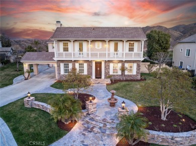 The beauty of Sand Canyon is on full display from this oversized on Robinson Ranch - Mountain Course in California - for sale on GolfHomes.com, golf home, golf lot