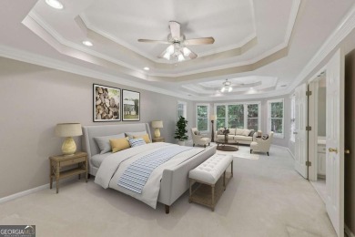 Priced to sell! Come see this beautiful two-story home with a on Brookstone Golf and Country Club in Georgia - for sale on GolfHomes.com, golf home, golf lot