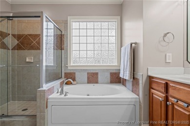 The best of both worlds! Family time downstairs & a bonus room on Anderson Creek Golf Club in North Carolina - for sale on GolfHomes.com, golf home, golf lot