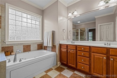 The best of both worlds! Family time downstairs & a bonus room on Anderson Creek Golf Club in North Carolina - for sale on GolfHomes.com, golf home, golf lot