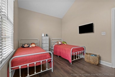 The best of both worlds! Family time downstairs & a bonus room on Anderson Creek Golf Club in North Carolina - for sale on GolfHomes.com, golf home, golf lot