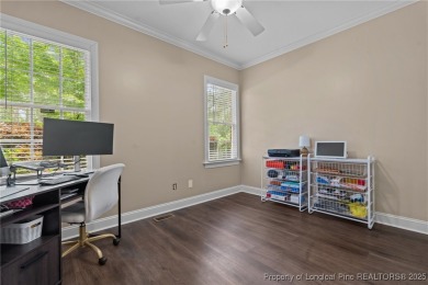 The best of both worlds! Family time downstairs & a bonus room on Anderson Creek Golf Club in North Carolina - for sale on GolfHomes.com, golf home, golf lot
