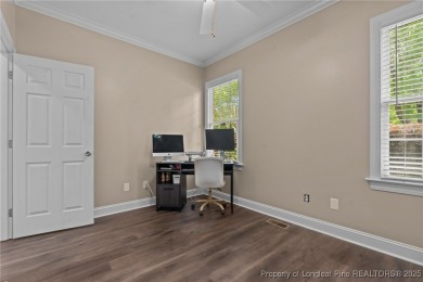 The best of both worlds! Family time downstairs & a bonus room on Anderson Creek Golf Club in North Carolina - for sale on GolfHomes.com, golf home, golf lot