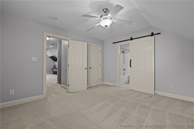 The best of both worlds! Family time downstairs & a bonus room on Anderson Creek Golf Club in North Carolina - for sale on GolfHomes.com, golf home, golf lot