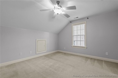 The best of both worlds! Family time downstairs & a bonus room on Anderson Creek Golf Club in North Carolina - for sale on GolfHomes.com, golf home, golf lot