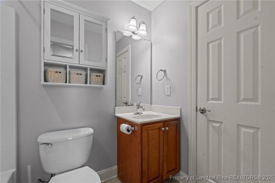 The best of both worlds! Family time downstairs & a bonus room on Anderson Creek Golf Club in North Carolina - for sale on GolfHomes.com, golf home, golf lot