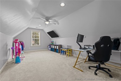 The best of both worlds! Family time downstairs & a bonus room on Anderson Creek Golf Club in North Carolina - for sale on GolfHomes.com, golf home, golf lot