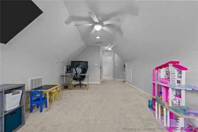 The best of both worlds! Family time downstairs & a bonus room on Anderson Creek Golf Club in North Carolina - for sale on GolfHomes.com, golf home, golf lot