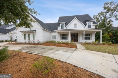 Bent Pine modern farmhouse, only two years old, with amazing on The Club At Osprey Cove in Georgia - for sale on GolfHomes.com, golf home, golf lot