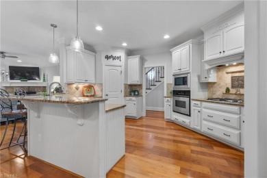 This corner lot home, built by award winning builder Alan on Oak Valley Golf Club in North Carolina - for sale on GolfHomes.com, golf home, golf lot