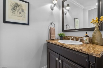 This corner lot home, built by award winning builder Alan on Oak Valley Golf Club in North Carolina - for sale on GolfHomes.com, golf home, golf lot