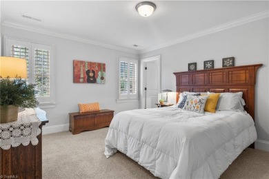 This corner lot home, built by award winning builder Alan on Oak Valley Golf Club in North Carolina - for sale on GolfHomes.com, golf home, golf lot
