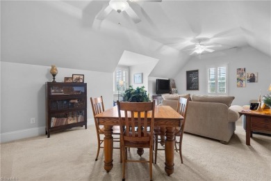 This corner lot home, built by award winning builder Alan on Oak Valley Golf Club in North Carolina - for sale on GolfHomes.com, golf home, golf lot