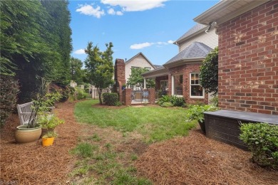 This corner lot home, built by award winning builder Alan on Oak Valley Golf Club in North Carolina - for sale on GolfHomes.com, golf home, golf lot
