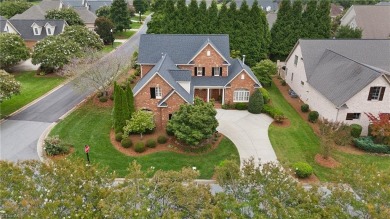 This corner lot home, built by award winning builder Alan on Oak Valley Golf Club in North Carolina - for sale on GolfHomes.com, golf home, golf lot