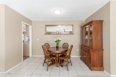 Welcome to this move-in ready 2 bedroom, 2 bath Gemini home on Sun City Country Club in Arizona - for sale on GolfHomes.com, golf home, golf lot