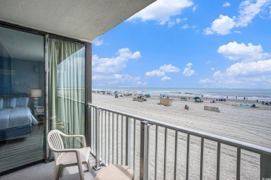 This a sun-filled, 2-bedroom, 2-bath oceanfront condo located on on The Dunes Golf and Beach Club in South Carolina - for sale on GolfHomes.com, golf home, golf lot