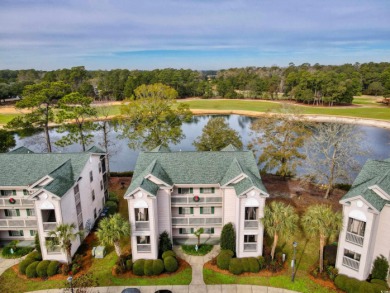 WOW! What a view! This 3rd floor True Blue II end condo offers on  in South Carolina - for sale on GolfHomes.com, golf home, golf lot