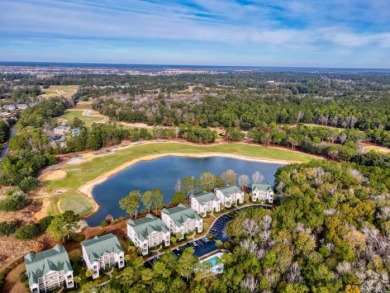 WOW! What a view! This 3rd floor True Blue II end condo offers on  in South Carolina - for sale on GolfHomes.com, golf home, golf lot