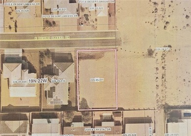 All utilities to lot, site-built homes only, no HOA. Located in on Desert Lakes Golf Course in Arizona - for sale on GolfHomes.com, golf home, golf lot