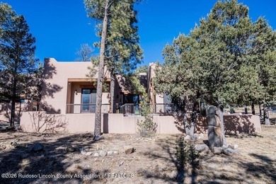 Southwest elegance meets resort living in this Santa Fe style on Alto Lakes Golf and Country Club in New Mexico - for sale on GolfHomes.com, golf home, golf lot