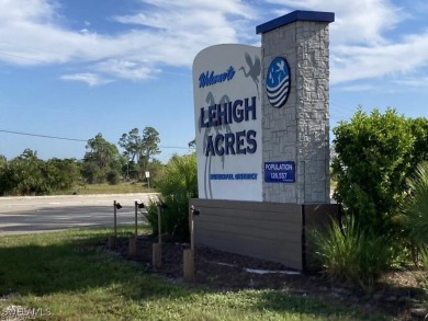 This spacious half-acre lot is located in the rapidly growing on Lehigh Resort Club in Florida - for sale on GolfHomes.com, golf home, golf lot