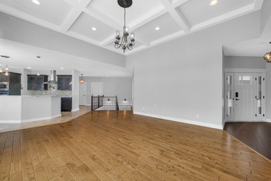 Offering nearly 4,500 finished square feet, this impressive on Sandy Pines Golf Course in Indiana - for sale on GolfHomes.com, golf home, golf lot