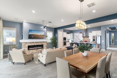 Mountain Views, Golf Course View, Pool, Fire-pit, Outdoor on Verrado Golf Club - Victory in Arizona - for sale on GolfHomes.com, golf home, golf lot