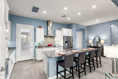 Mountain Views, Golf Course View, Pool, Fire-pit, Outdoor on Verrado Golf Club - Victory in Arizona - for sale on GolfHomes.com, golf home, golf lot