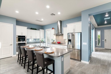 Mountain Views, Golf Course View, Pool, Fire-pit, Outdoor on Verrado Golf Club - Victory in Arizona - for sale on GolfHomes.com, golf home, golf lot