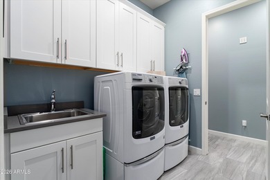 Mountain Views, Golf Course View, Pool, Fire-pit, Outdoor on Verrado Golf Club - Victory in Arizona - for sale on GolfHomes.com, golf home, golf lot