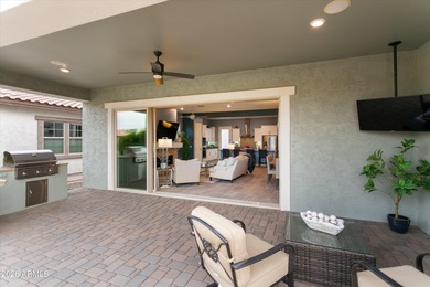 Mountain Views, Golf Course View, Pool, Fire-pit, Outdoor on Verrado Golf Club - Victory in Arizona - for sale on GolfHomes.com, golf home, golf lot