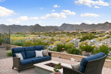 Mountain Views, Golf Course View, Pool, Fire-pit, Outdoor on Verrado Golf Club - Victory in Arizona - for sale on GolfHomes.com, golf home, golf lot