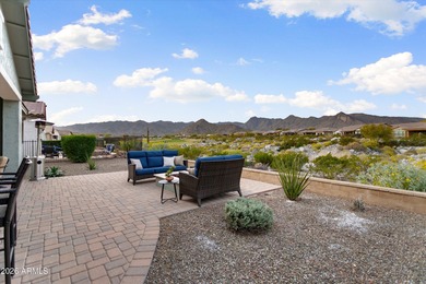 Mountain Views, Golf Course View, Pool, Fire-pit, Outdoor on Verrado Golf Club - Victory in Arizona - for sale on GolfHomes.com, golf home, golf lot