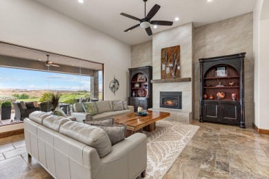 This is desert living at its finest - perched along the 17th on The Ledges Golf Club in Utah - for sale on GolfHomes.com, golf home, golf lot
